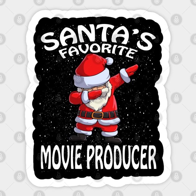 Santas Favorite Movie Producer Christmas Sticker by intelus